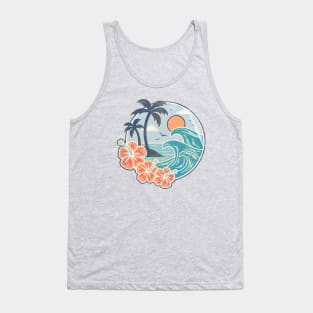 aesthetic summer sticker Tank Top